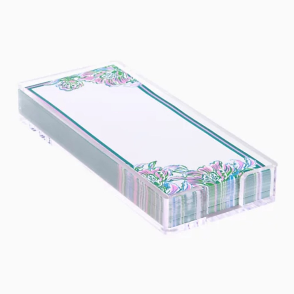 NEW Lilly Pulitzer Acrylic Note Set - Chick Magnet